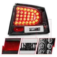 Load image into Gallery viewer, ANZO DODGE CHARGER 06-08 LED TAIL LIGHTS BLACK - 321014