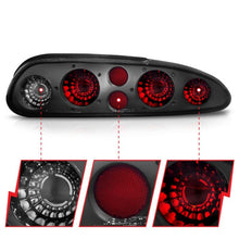 Load image into Gallery viewer, ANZO CHEVY CAMARO 93-02 TAIL LIGHTS BLACK DARK SMOKE LENS - 221175