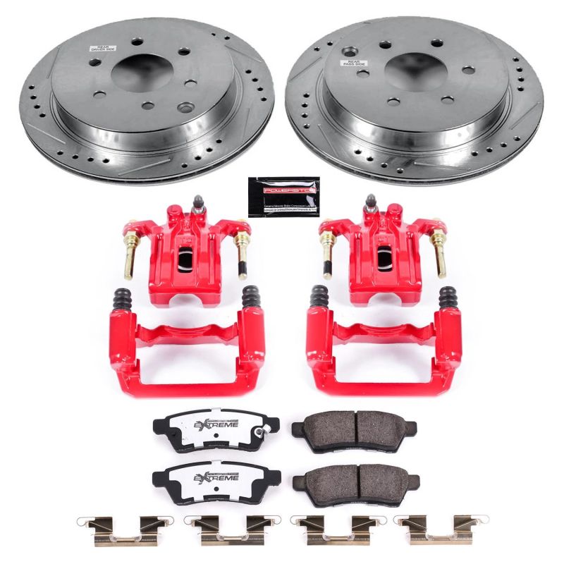 Power Stop 05-18 Nissan Frontier Rear Z36 Truck & Tow Brake Kit w/Calipers PowerStop