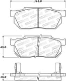 StopTech Premium Ceramic Brake Pads - 308.02560