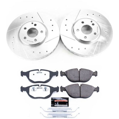 Power Stop 04-05 Mercedes-Benz E500 Front Z26 Street Warrior Brake Kit PowerStop