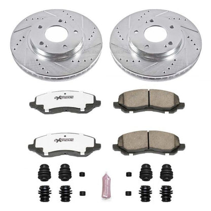 Power Stop 01-05 Chrysler Sebring Front Z26 Street Warrior Brake Kit PowerStop