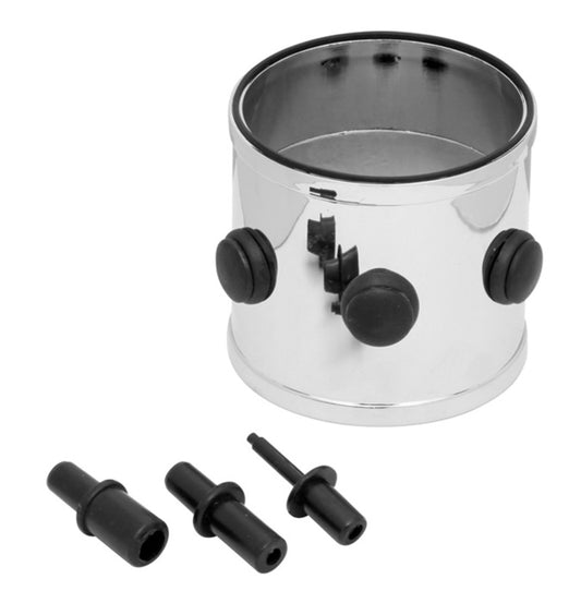 Spectre Universal Vent Port and Vacuum Sensor Adapter Intake Manifold 3 in Chrome - 87071