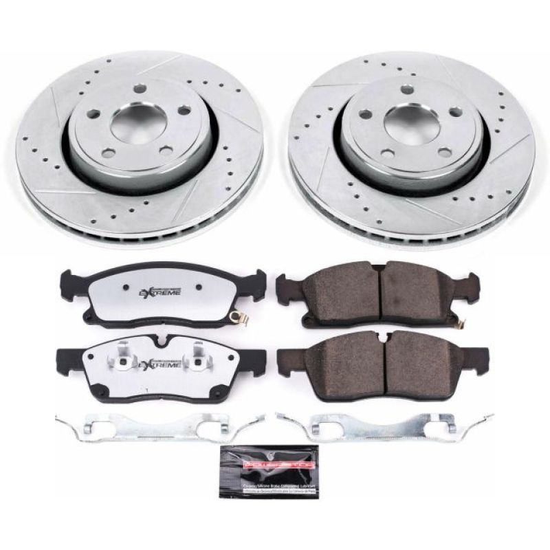 Power Stop 17-19 Jeep Grand Cherokee Front Z36 Truck & Tow Brake Kit PowerStop