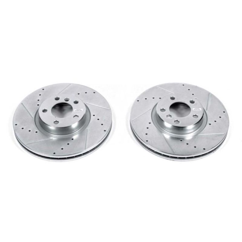 Power Stop 07-13 BMW X5 Front Evolution Drilled & Slotted Rotors - Pair PowerStop