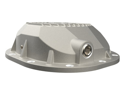 aFe Street Series Rear Differential Cover Raw w/ Machined Fins - 46-71410A