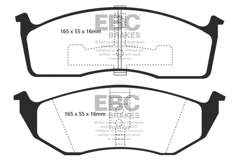 EBC Ultimax2 Front Brake Pads - UD591