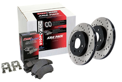 Street Axle Pack, Drilled, 4 Wheel Stoptech