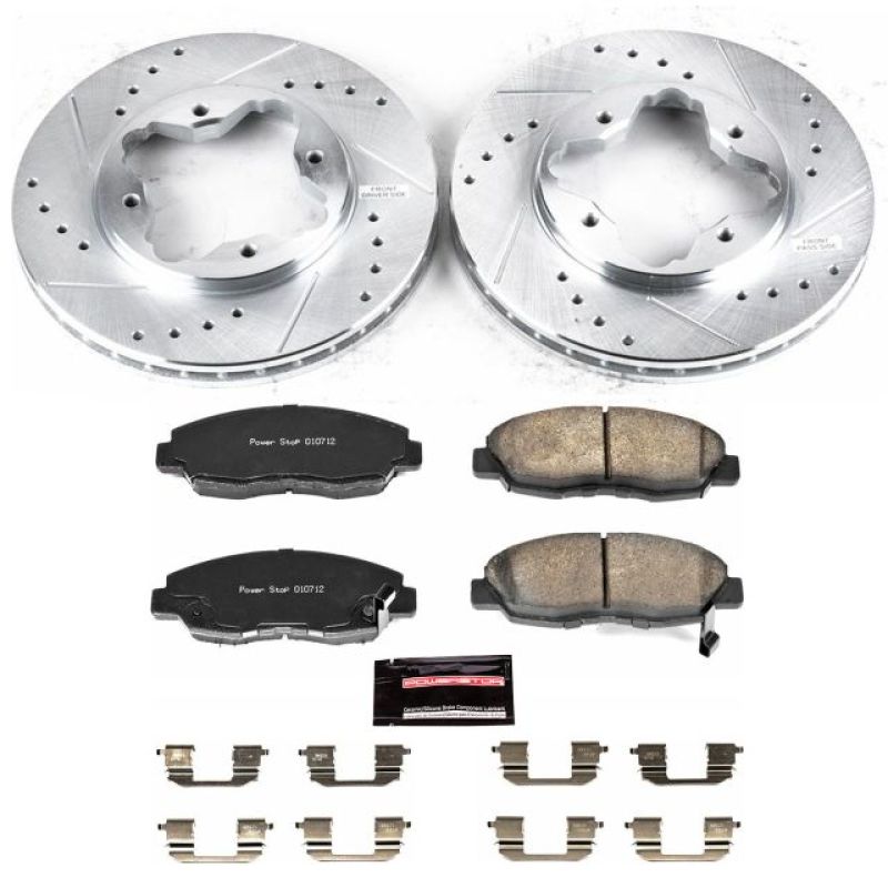 Power Stop 1997 Acura CL Front Z23 Evolution Sport Brake Kit PowerStop