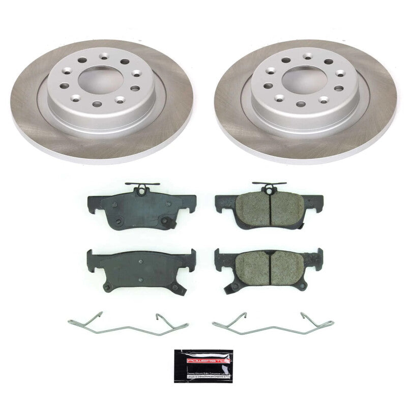 Power Stop 17-18 Buick Envision Rear Semi-Coated Rotor Kit PowerStop