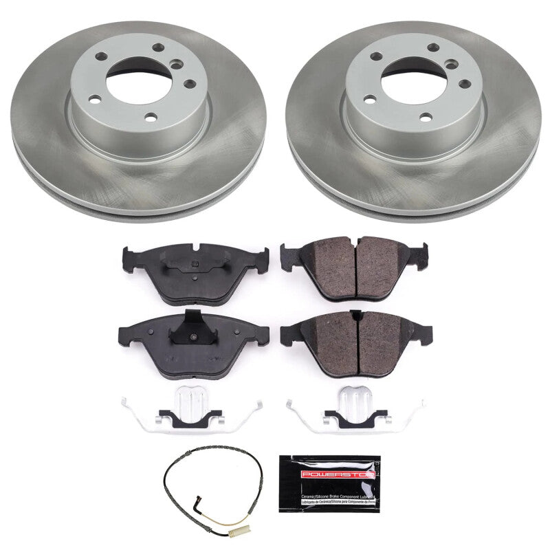Power Stop 2008 BMW 328xi Front Semi-Coated Rotor Kit PowerStop