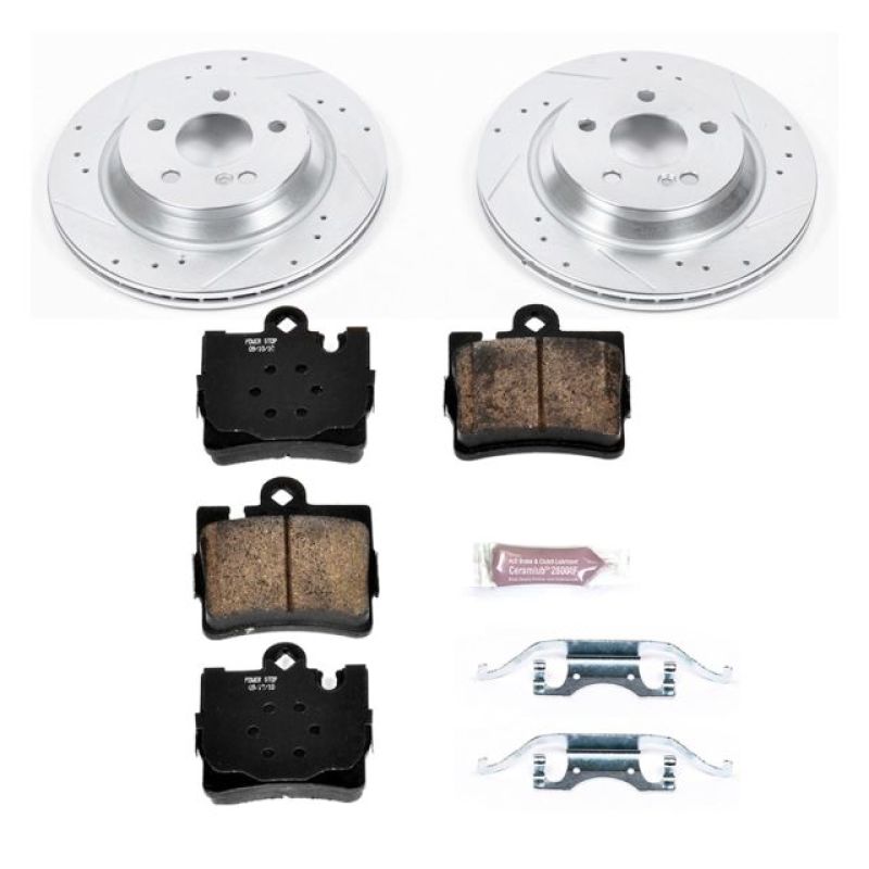 Power Stop 00-03 Mercedes-Benz CL500 Rear Z23 Evolution Sport Brake Kit PowerStop