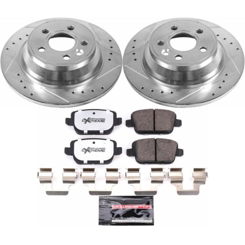 Power Stop 07-11 Volvo S80 Rear Z36 Truck & Tow Brake Kit PowerStop
