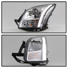 Load image into Gallery viewer, xTune 06-09 Ford Fusion Light Bar DRL Projector Headlights - Chrome (PRO-JH-FFU06-LB-C)