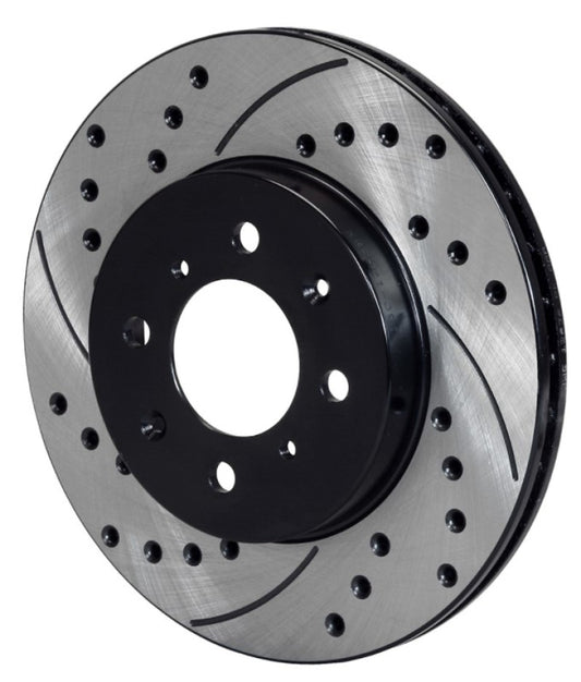 Wilwood Rotor-.68in Offset-SRP-BLK-Drill-LH 10.32 x .83 - 4 x 3.93 Wilwood