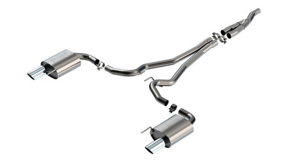 MUSTANG ECOBOOST 2024 2.3L 4 CYL AT RWD 2DR 2.50 S-TYPE Catback Exhaust Borla