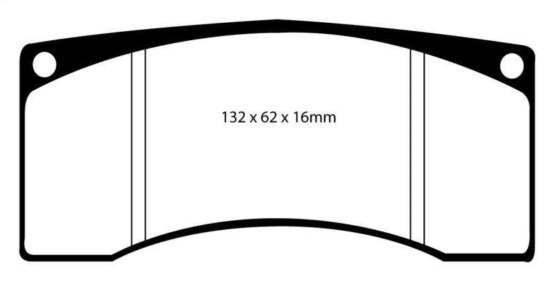 EBC RedStuff Front Brake Pads - DP3016C EBC