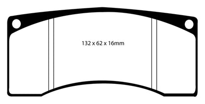 EBC RedStuff Front Brake Pads - DP3016C EBC