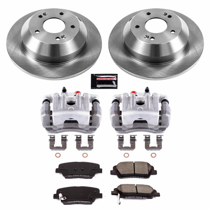 Power Stop 10-12 Hyundai Santa Fe Rear Autospecialty Brake Kit w/Calipers PowerStop