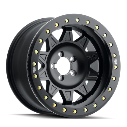 Dirty Life 9302 Roadkill 17x9/5x127 BP/-38mm Offset/71.5mm Hub Matte Black Wheel - Beadlock