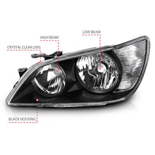 Load image into Gallery viewer, ANZO LEXUS IS300 01-05 CRYSTAL HEADLIGHTS BLACK - 121210