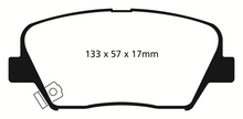 Load image into Gallery viewer, EBC YellowStuff Front Brake Pads - DP41863R