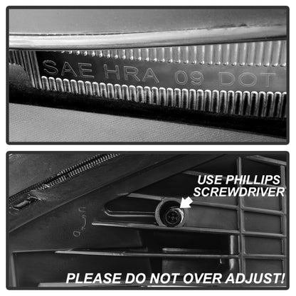 xTune 09-12 Chevrolet Traverse (Excl LTZ) OEM Style Headlights - Black (HD-JH-CTRA09-AM-BK) SPYDER