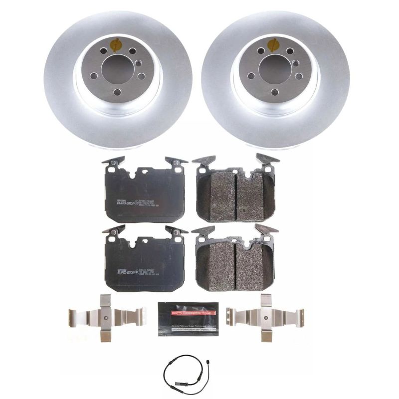 Power Stop 12-15 BMW 335i Front Euro-Stop Brake Kit PowerStop