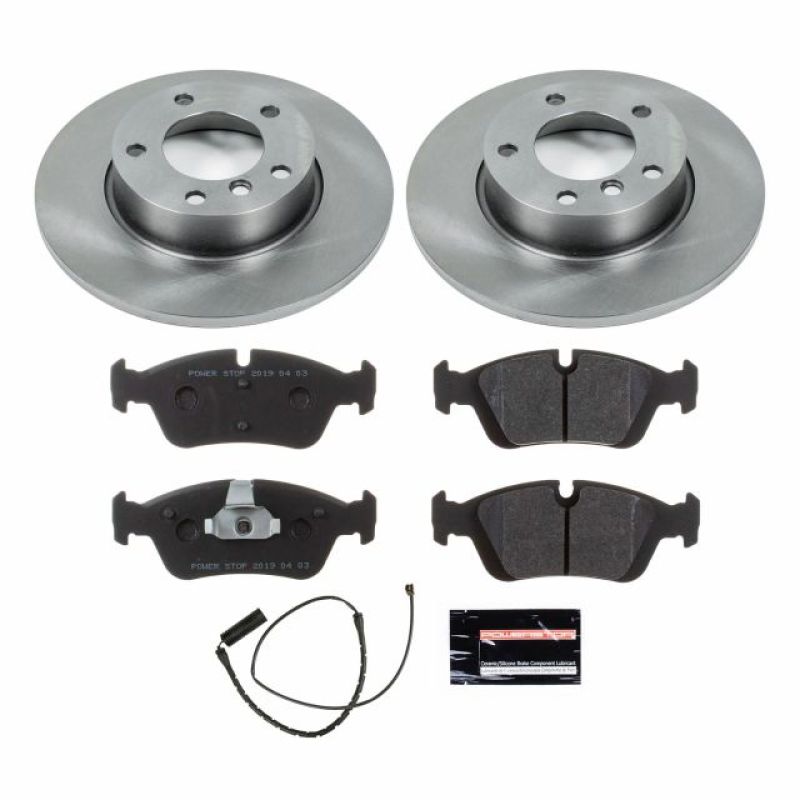 Power Stop 95-99 BMW 318ti Front Track Day SPEC Brake Kit PowerStop