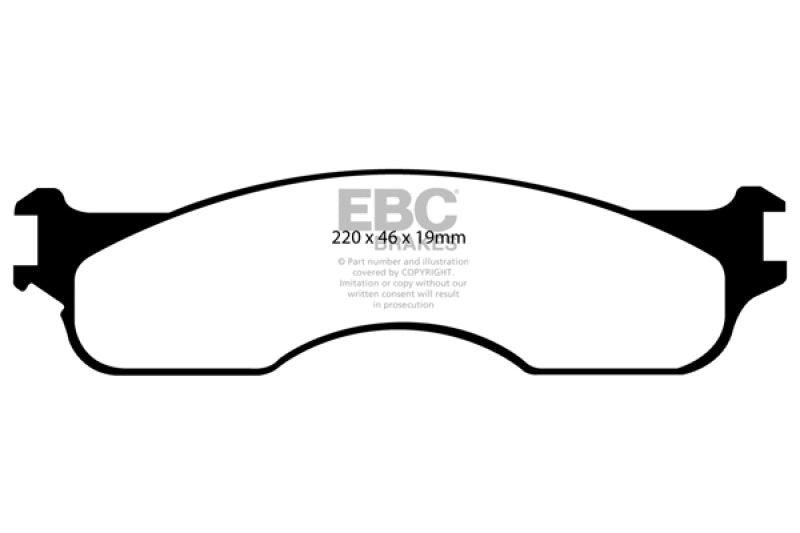 EBC Ultimax2 Front Brake Pads - UD1054