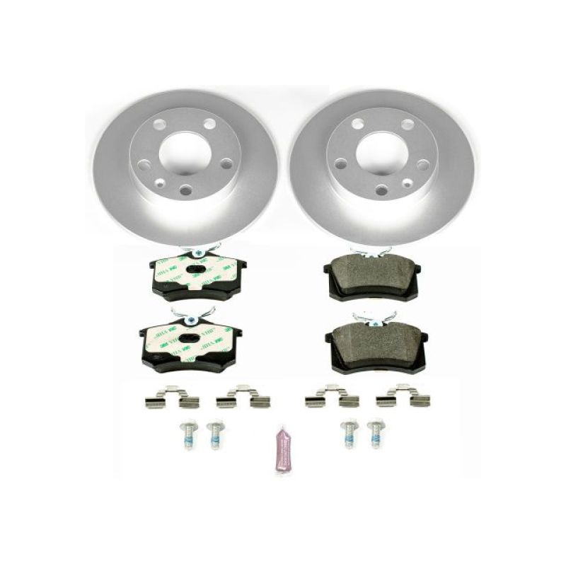 Power Stop 02-06 Audi A4 Rear Euro-Stop Brake Kit PowerStop