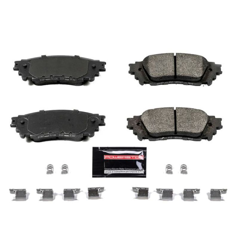 Power Stop 15-17 Lexus NX200t Rear Z23 Evolution Sport Brake Pads w/Hardware PowerStop