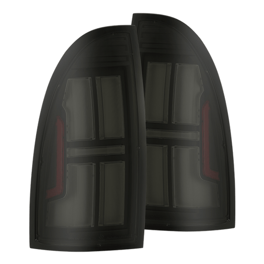AlphaRex 05-15 Toyota Tacoma NOVA Prismatic LED Tail Lights - Alpha-Black