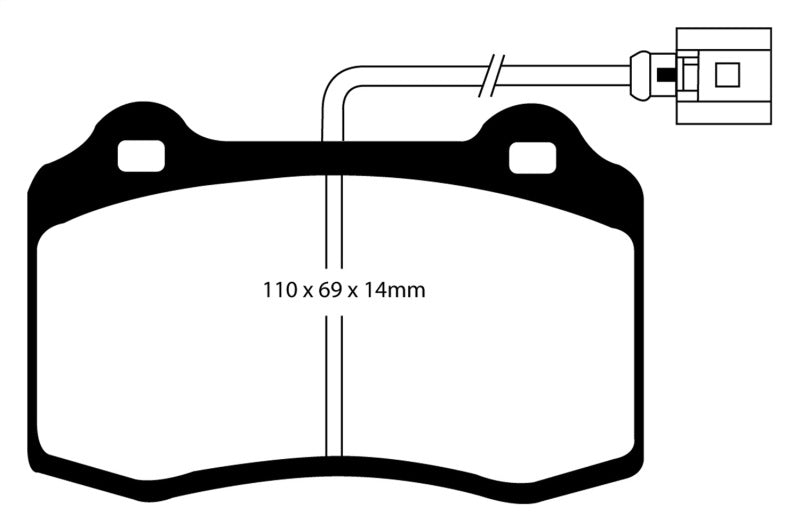 EBC GreenStuff Rear Brake Pads - DP21140 EBC