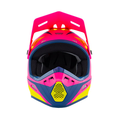 Answer 26 AR1 Mototown Helmet Matte Pink/Hyper Acid/Grey/Black - XS