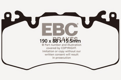 EBC BlueStuff Front Brake Pads - DP52064NDX EBC