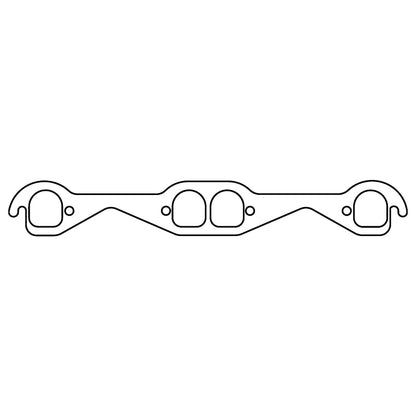 Cometic Chevy Gen1 Small Block V8 .060in HTS Exhaust Mani Gskt Set-1.710in x 1.550in Brodix D Ports Cometic Gasket