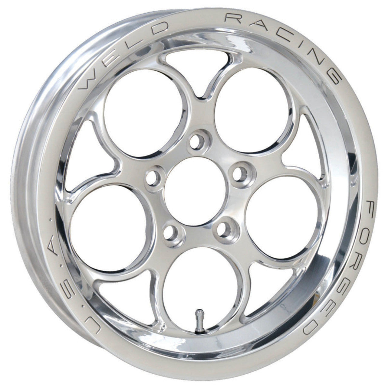 Weld 15x4 / 5X4.75 BP / 1.75in BS Magnum 2.0 Polished Wheel - Non-Beadlock