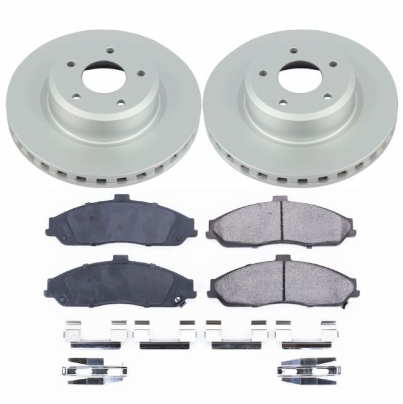 Power Stop 05-06 Pontiac GTO Front Z17 Evolution Geomet Coated Brake Kit PowerStop