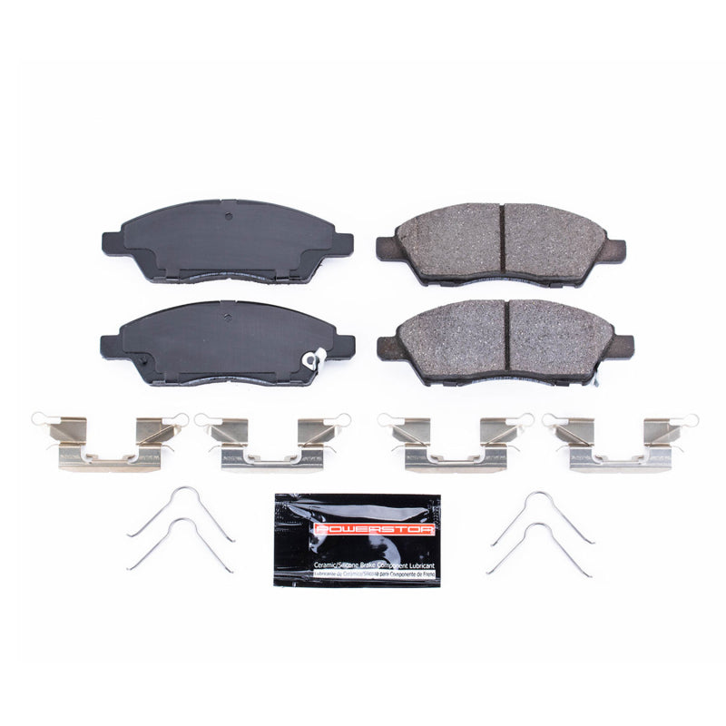 Power Stop 15-16 Nissan Micra Front Z23 Evolution Sport Brake Pads w/Hardware PowerStop