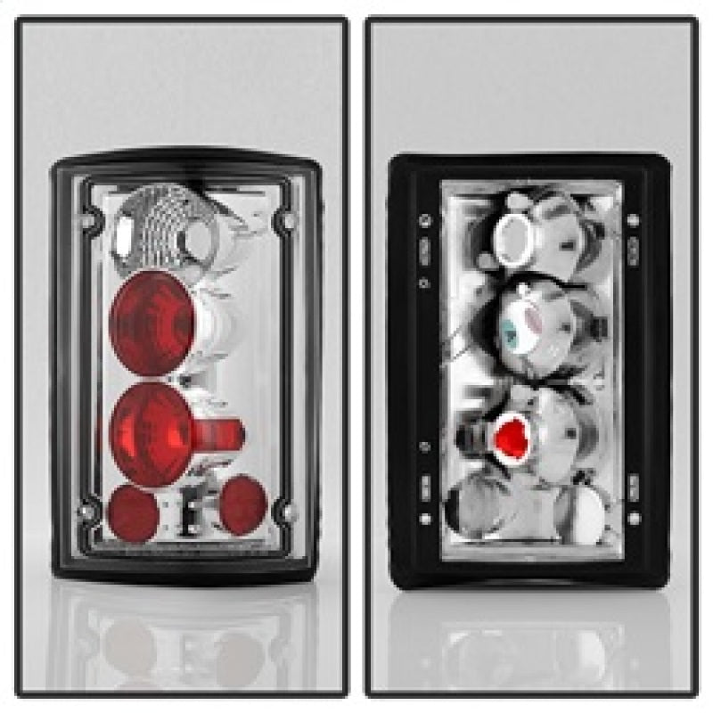 Spyder Ford Excursion 00-06/Econoline 150/250/350/450/550 95-06 Euro Tail Lights Chrm ALT-YD-FEC00-C SPYDER