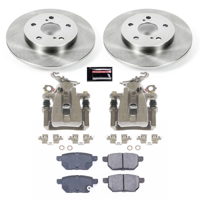 Power Stop 09-10 Pontiac Vibe Rear Autospecialty Brake Kit w/Calipers PowerStop
