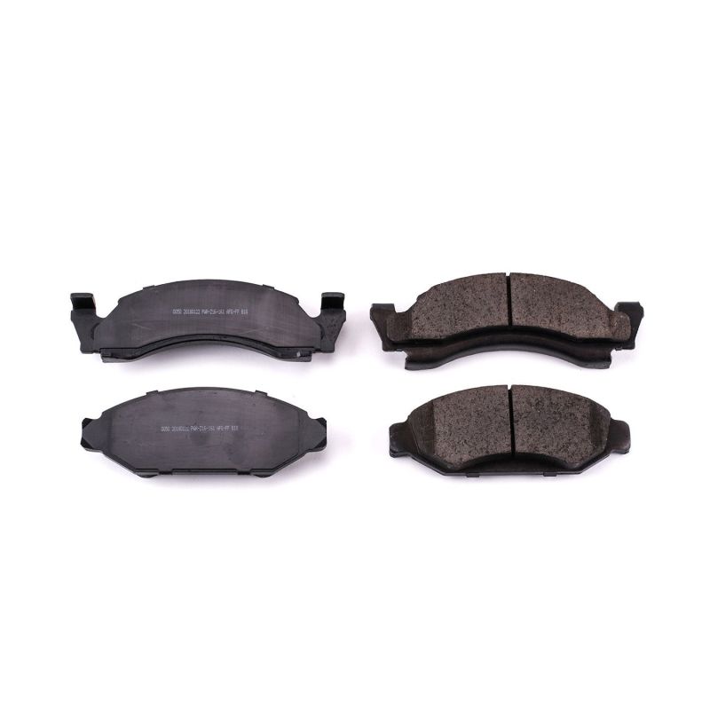Power Stop 76-86 Ford Bronco Front Z16 Evolution Ceramic Brake Pads PowerStop
