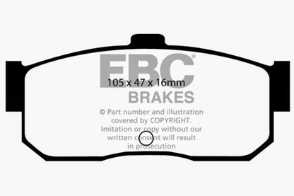 EBC GreenStuff Rear Brake Pads - DP2889 EBC