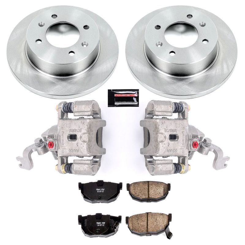 Power Stop 97-00 Hyundai Elantra Rear Autospecialty Brake Kit w/Calipers PowerStop