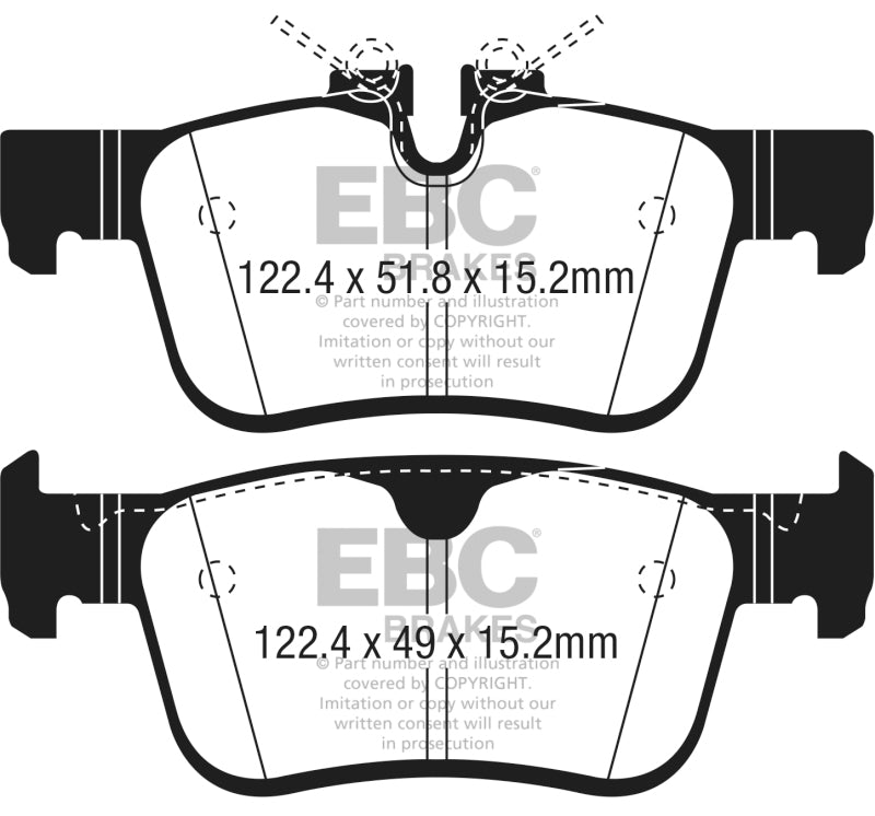 EBC GreenStuff Rear Brake Pads - DP22306