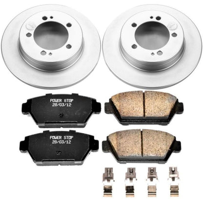 Power Stop 90-94 Eagle Talon Rear Z17 Evolution Geomet Coated Brake Kit PowerStop