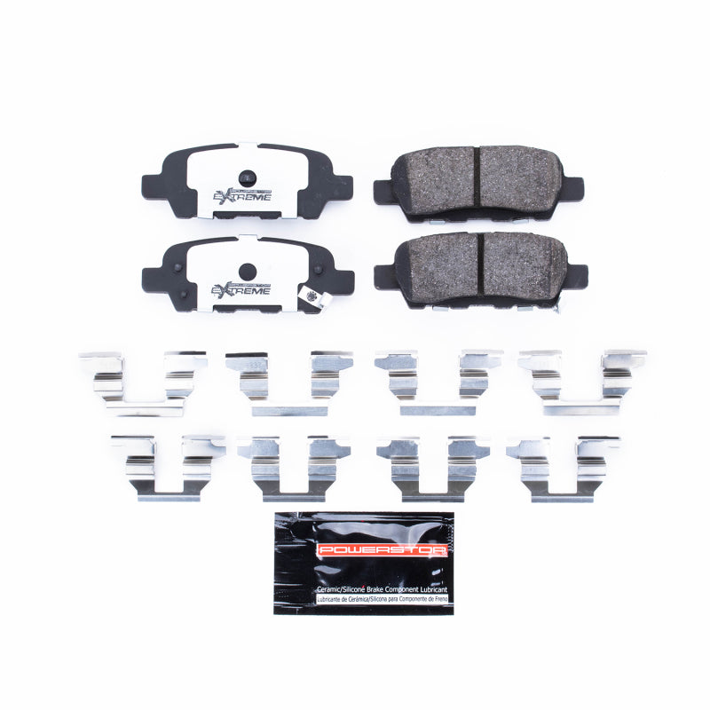 Power Stop 2013 Infiniti EX37 Rear Z26 Extreme Street Brake Pads w/Hardware PowerStop