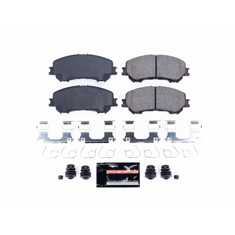 Power Stop 14-19 Nissan Rogue Front Z23 Evolution Sport Brake Pads w/Hardware PowerStop