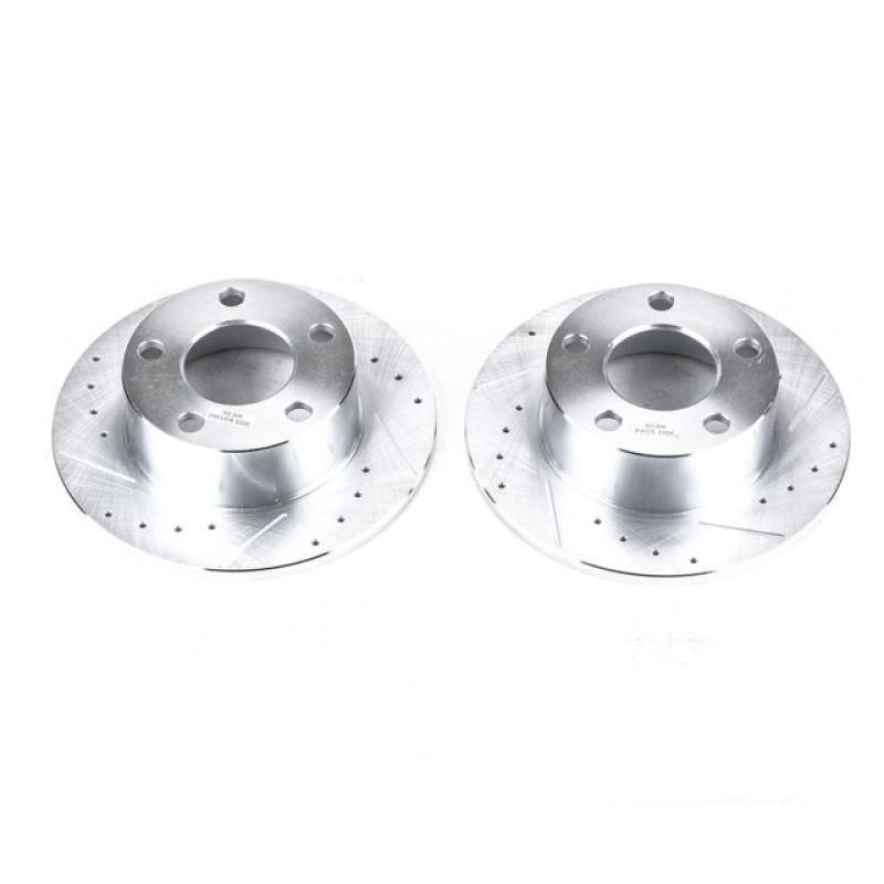 Power Stop 95-04 Audi A6 Rear Evolution Drilled & Slotted Rotors - Pair PowerStop